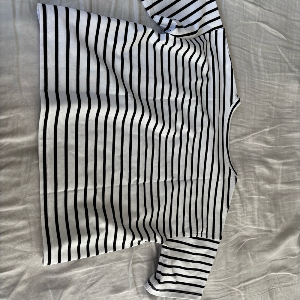 Madewell Classic Black and White Striped Tee